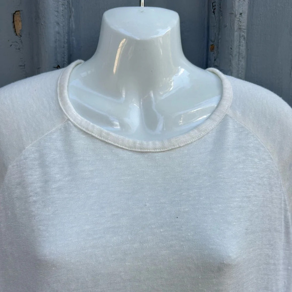 Eve Gravel Linen Tee, size  Sm - Picture 7 of 8